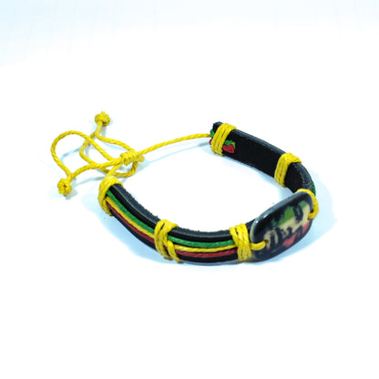 Bracciale in cuoio - Green Collection